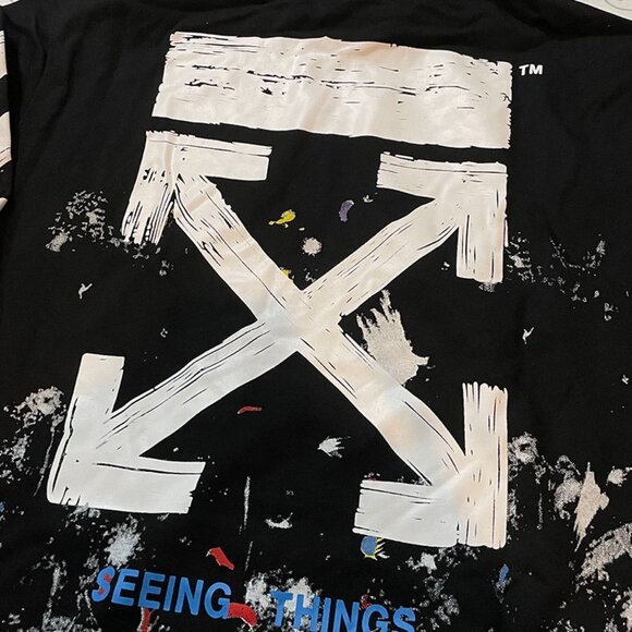 Off-White Starry Sky Graffiti Long Sleeve - Picture 6 of 6